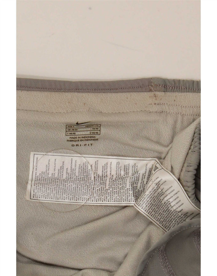 Nike Womens Dri Fit Sport Shorts UK 10 Small  Grey Polyester