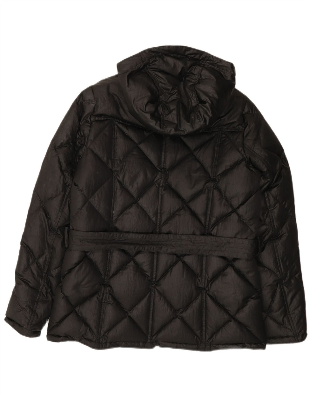 Giacca imbottita con cappuccio da donna BARBOUR UK 14 grande nera