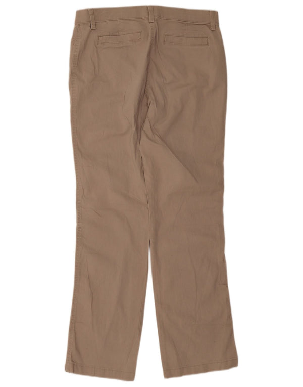 Lee Womens Riders Straight Casual Παντελόνι US 8 Medium W30 L29 Beige Cotton