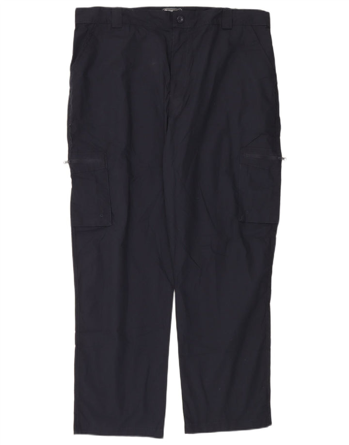Mountain Warehouse Herre Regular Cargo Bukser W40 L30 Navy Blue Polyester