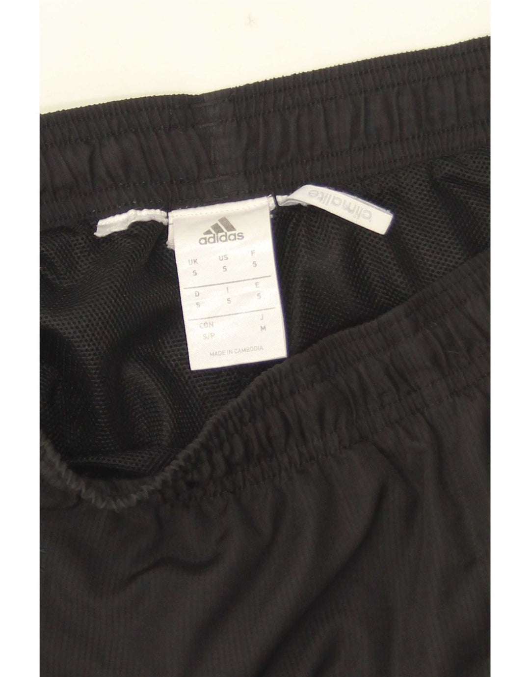 Adidas Mens Climalite Graphic Tracksuit Trousers Small  Black