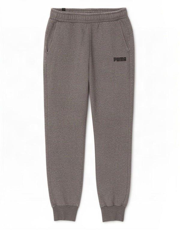 Puma Pantalon de Survêtement Joggers Homme Gris Moyen Moucheté
