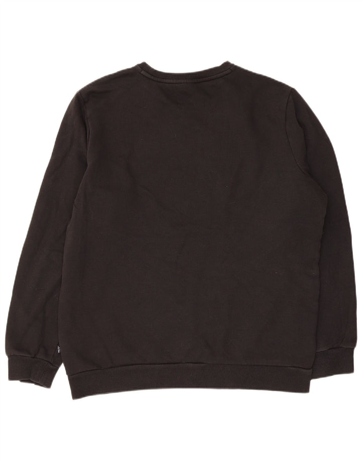 Puma Mens Sweatshirt Jumper Medium Black Cotton