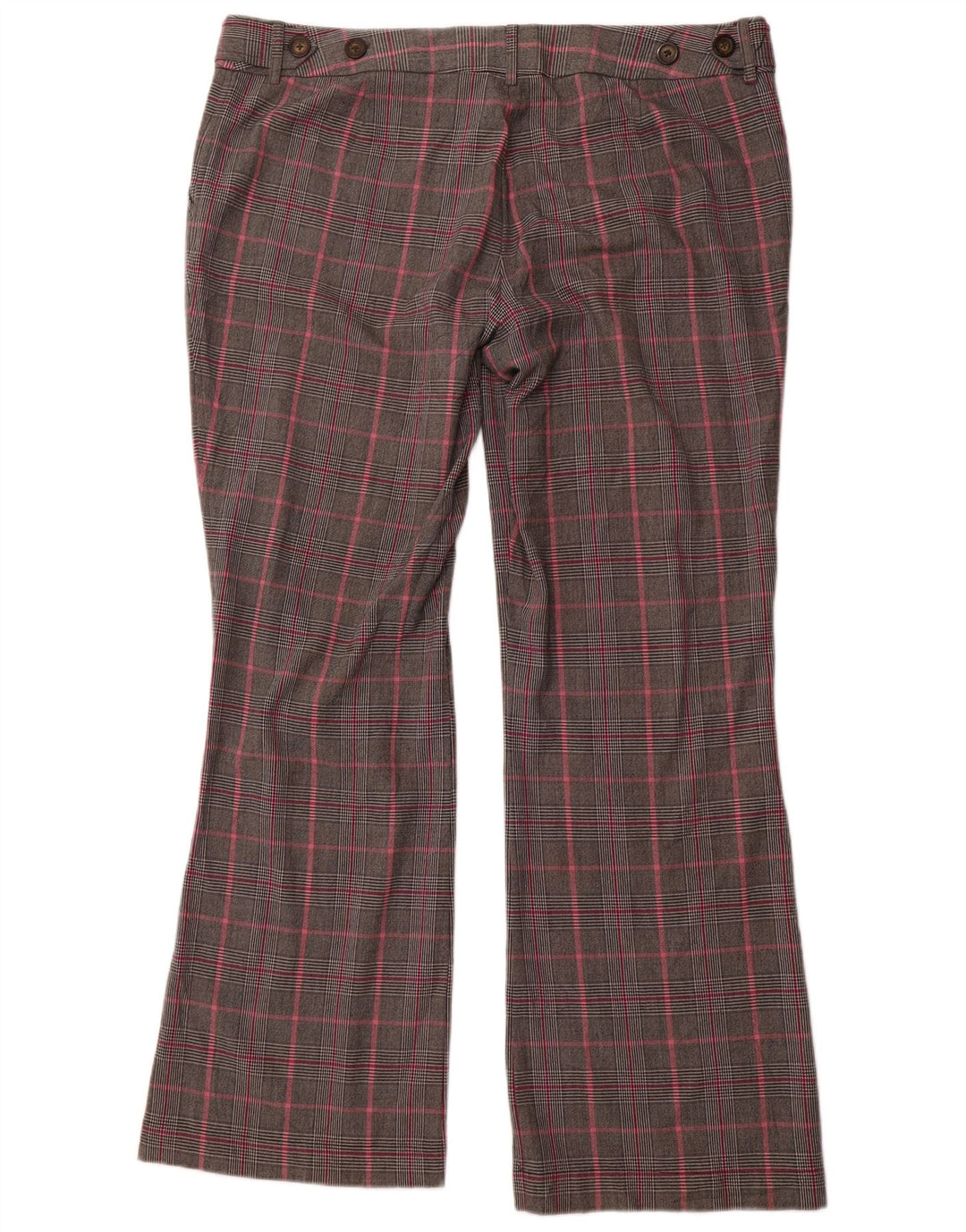 MOSSIMO Womens Bootcut Casual Trousers US 18 2XL W40 L32 Grey Check
