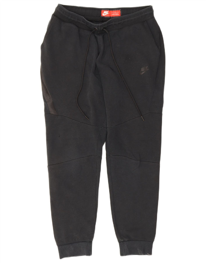 Nike Mens Tracksuit Trousers Joggers Large  Black Cotton