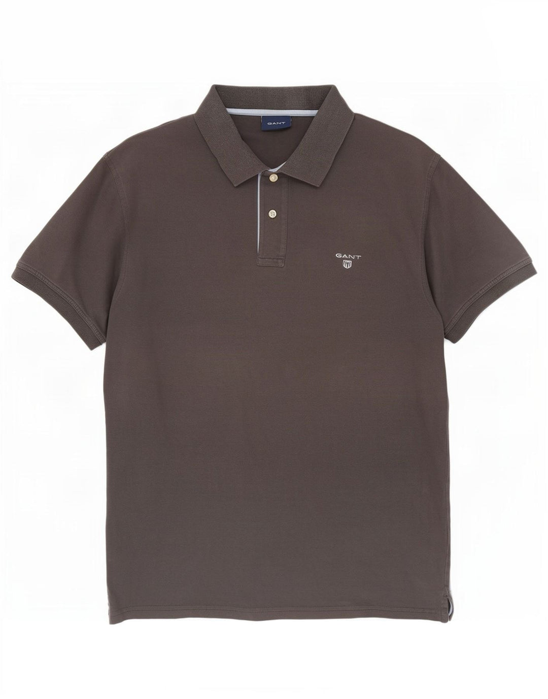 Gant Polo Homme Grand Gris Coton