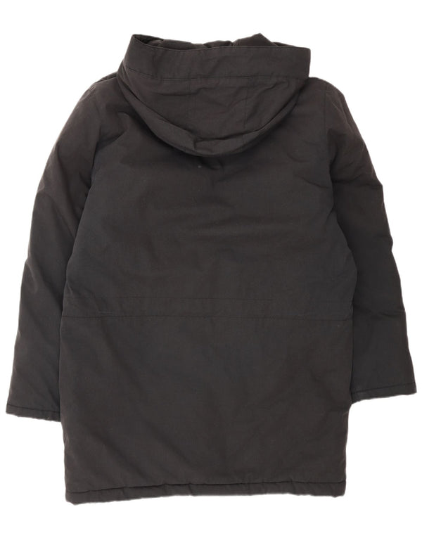 Carhartt Mens Tropper kapucnis Parka dzseki UK 34 XS fekete poliészter
