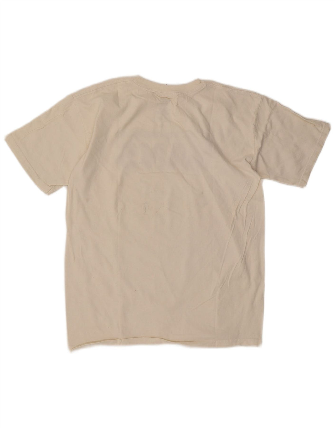 Vans Herre Grafisk T-Shirt Top Medium Hvid Bomuld