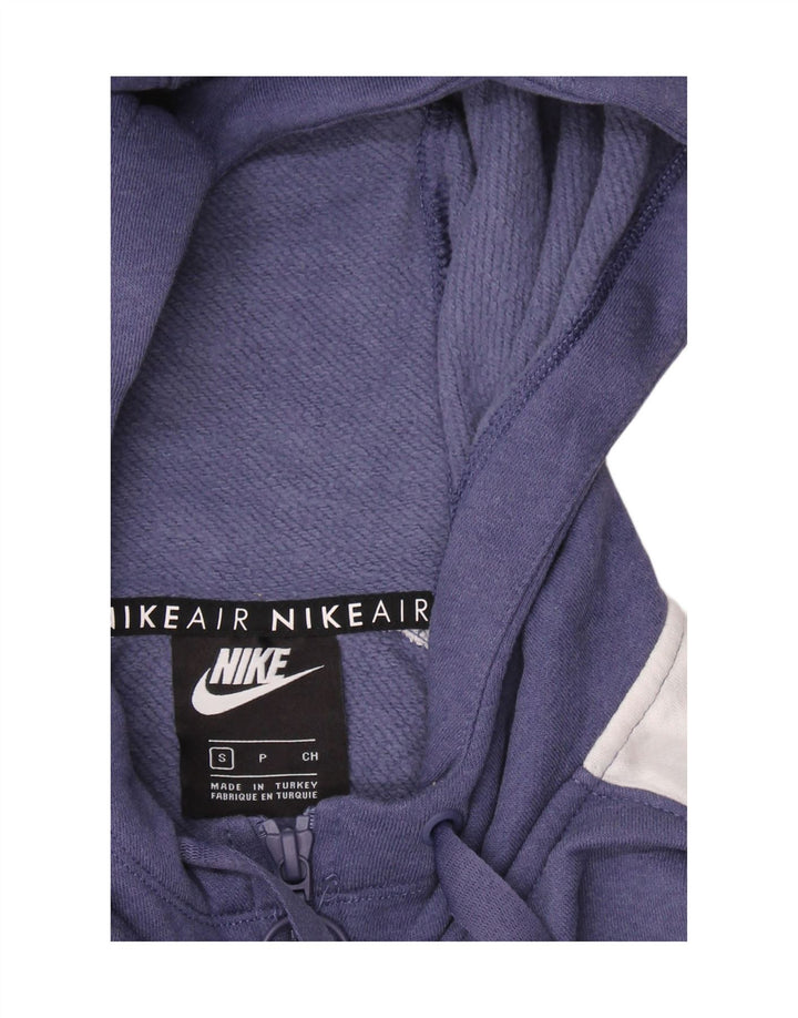 Suéter feminino Nike com capuz e zíper oversized UK 10 pequeno roxo