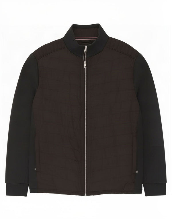 Marks & Spencer Chaqueta acolchada para hombre UK 42 XL Algodón color block negro