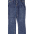 LEVI'S Womens Straight Jeans W32 L29 Blue Cotton