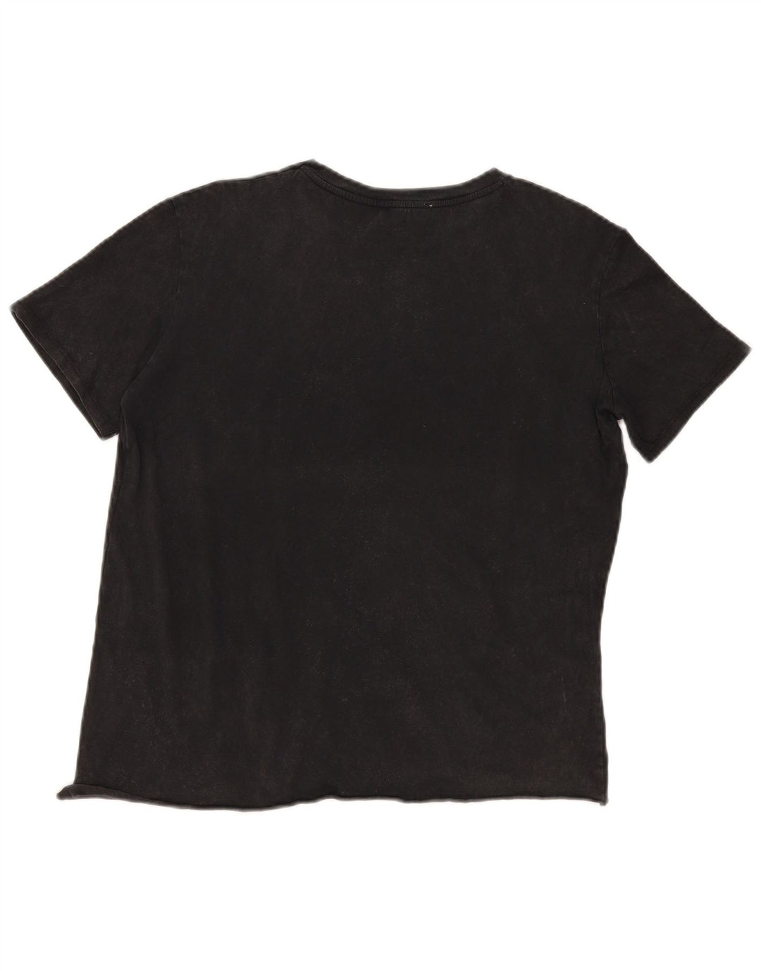 Vintage Womens T-Shirt Top UK 14 Large Black