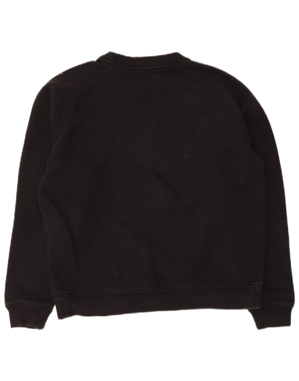 Felpa grafica da donna Jack Wills UK 12 cotone nero medio