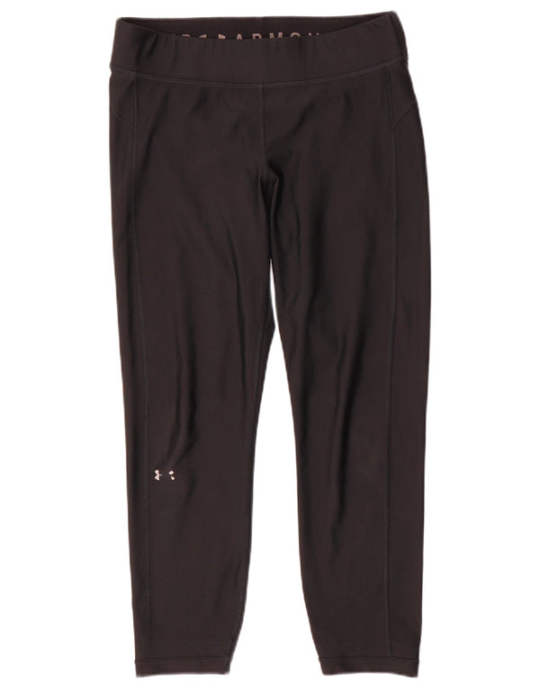 Женские укороченные леггинсы Under Armour Heat Gear UK 14, большие черные