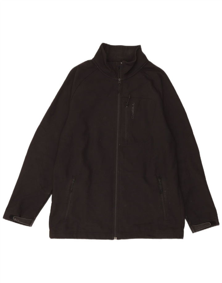 O'Neill Mens Windbreaker Jacket UK 42 XL Black Polyester