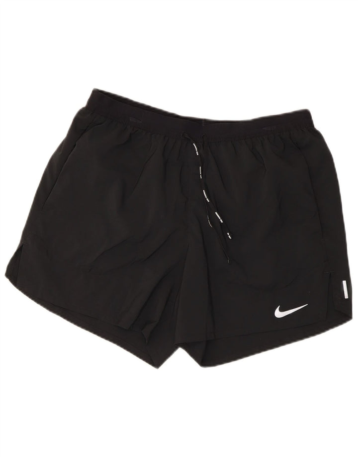 Nike Short de sport Dri Fit pour homme en polyester noir moyen