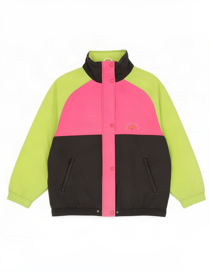 Vintage Womens Ski Jacket UK 18 XL Multicoloured Colourblock