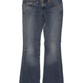 Levi's Donna 524 Jeans Bootcut Super Low Medio W30 L30 Cotone Blu
