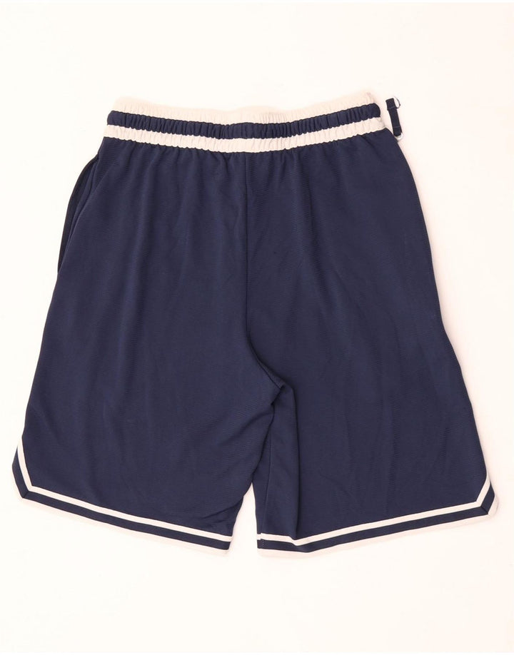 Pantaloncini sportivi da uomo Nike Medium in poliestere color block blu navy