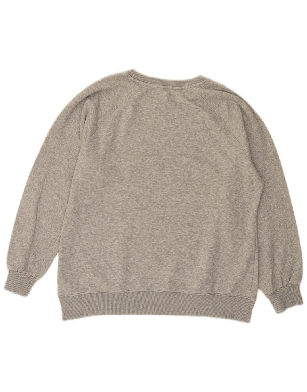 TOMMY HILFIGER Womens Graphic Sweatshirt Jumper UK 14 Medium Grey Flecked