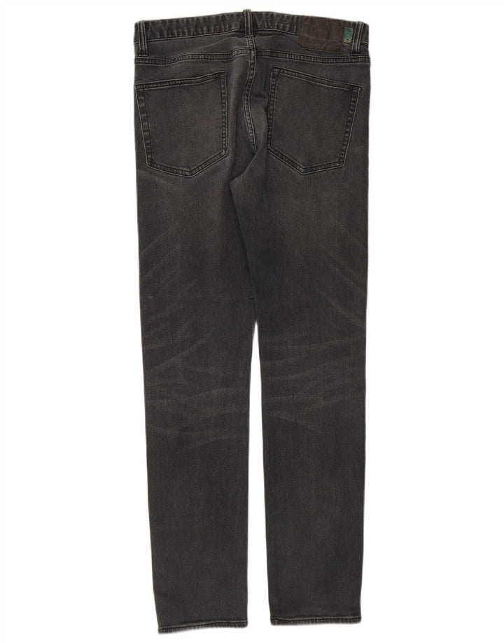 SUPERDRY Mens Slim Jeans W32 L32 Grey Cotton