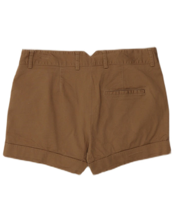 Zara Γυναικείο Σορτς Chino Small W26 Μπεζ βαμβακερό