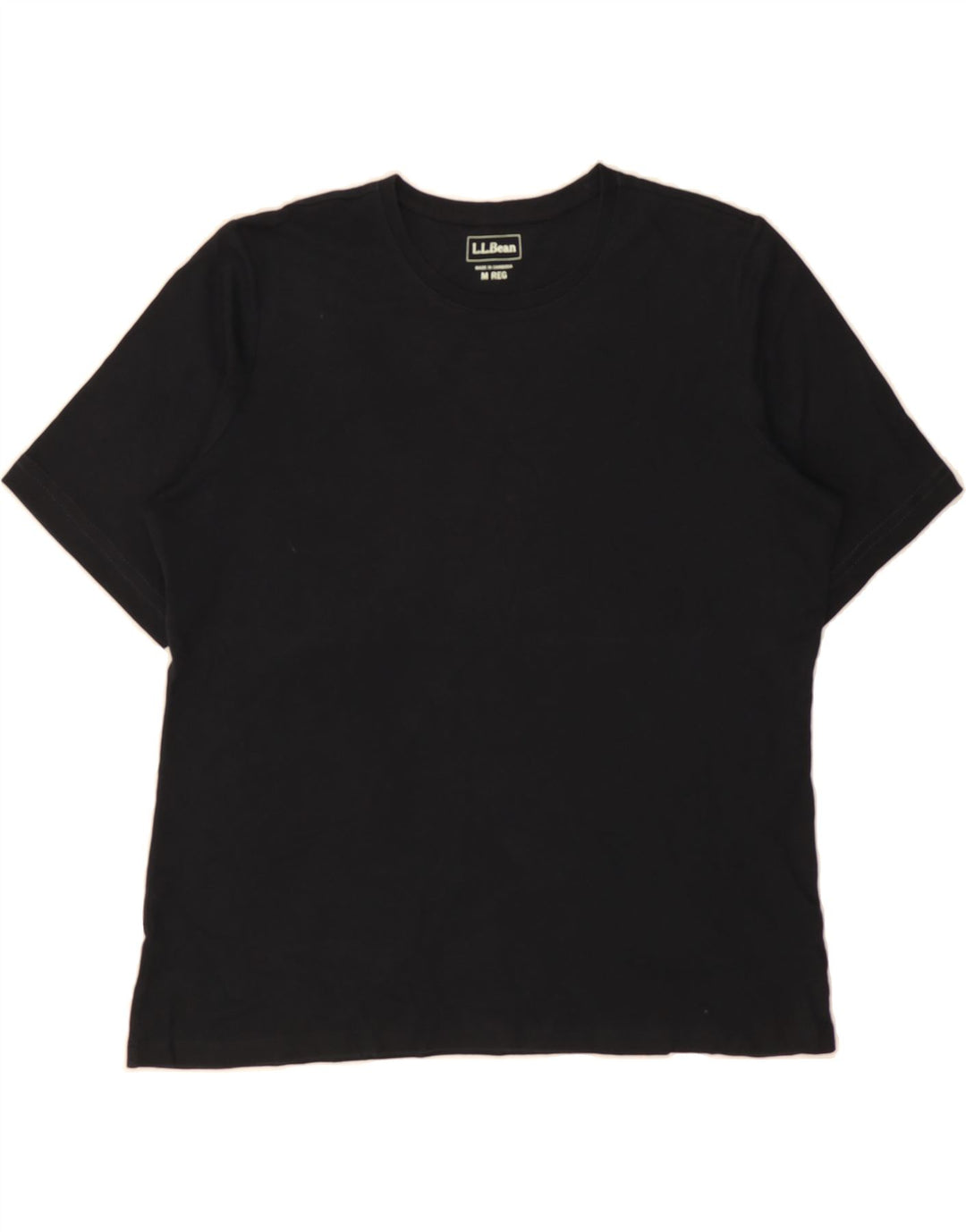 L.L.BEAN Womens T-Shirt Top UK 14 Medium Black Vintage L.L.Bean and Second-Hand L.L.Bean from Messina Hembry 