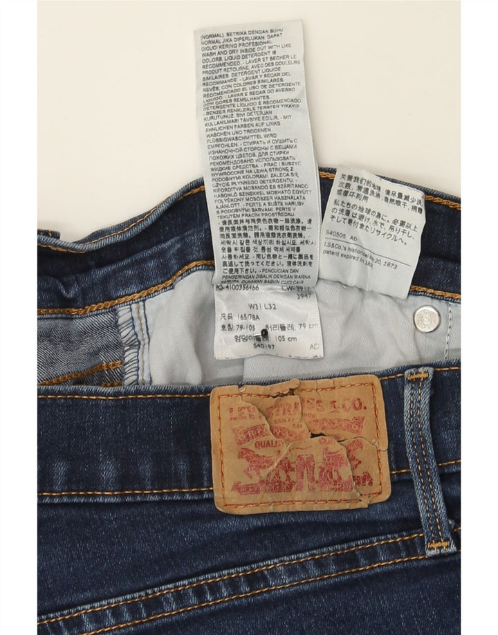 LEVI'S Womens Skinny Jeans W31 L32 Blue Cotton Vintage Levi's and Second-Hand Levi's from Messina Hembry 