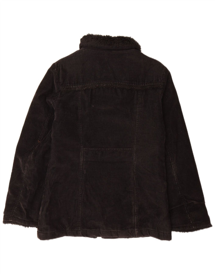 Lee Mens Corduroy Jacket UK 38 Medium Black Cotton