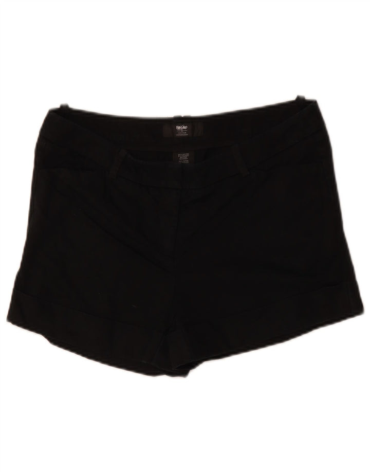 Mossimo Womens Casual Shorts US 8 Medium W32 Black Cotton