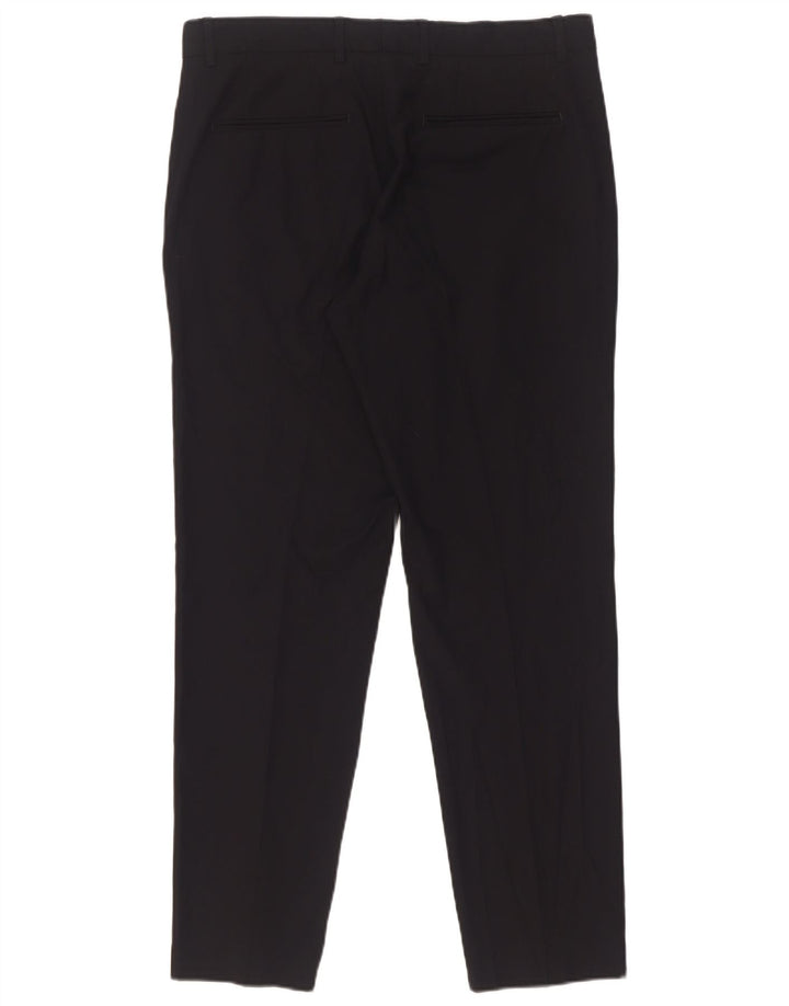Zara Mens Slim Chino Trousers EU 40 Medium W31 L29 Black
