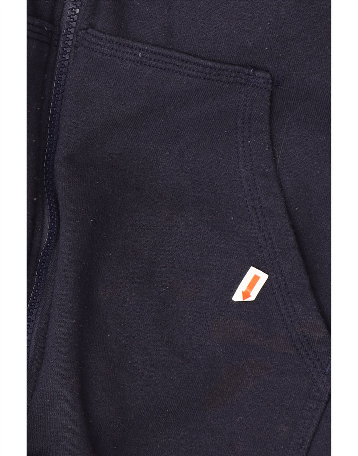 CHAMPION Suéter masculino com capuz e zíper XL azul marinho algodão
