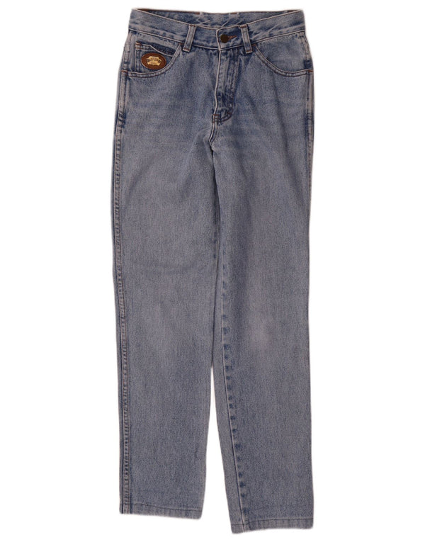 Vintage Damen Slim Jeans W26 L29 Blaue Baumwolle
