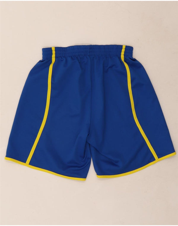 Asics Mens Sport Shorts Large Blue Colourblock Polyester