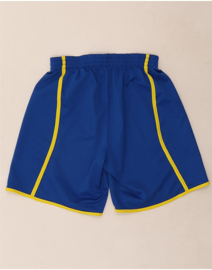 Asics Mens Sport Shorts Large Blue Colourblock Polyester