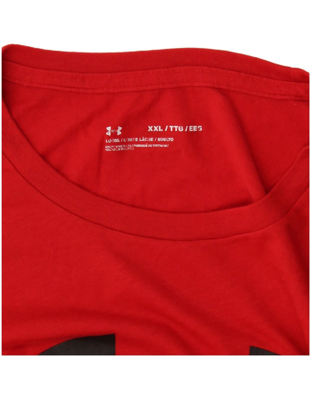 Maglietta grafica da uomo Under Armour Top 2XL Rossa