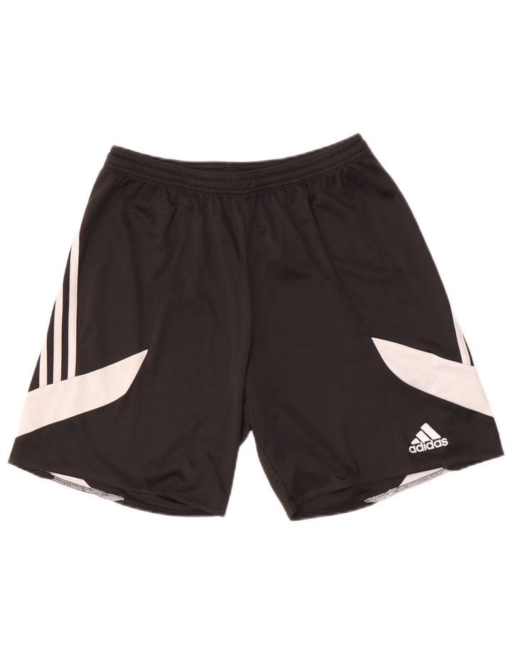 Adidas Herre Sportshorts Medium Sort Colourblock Polyester