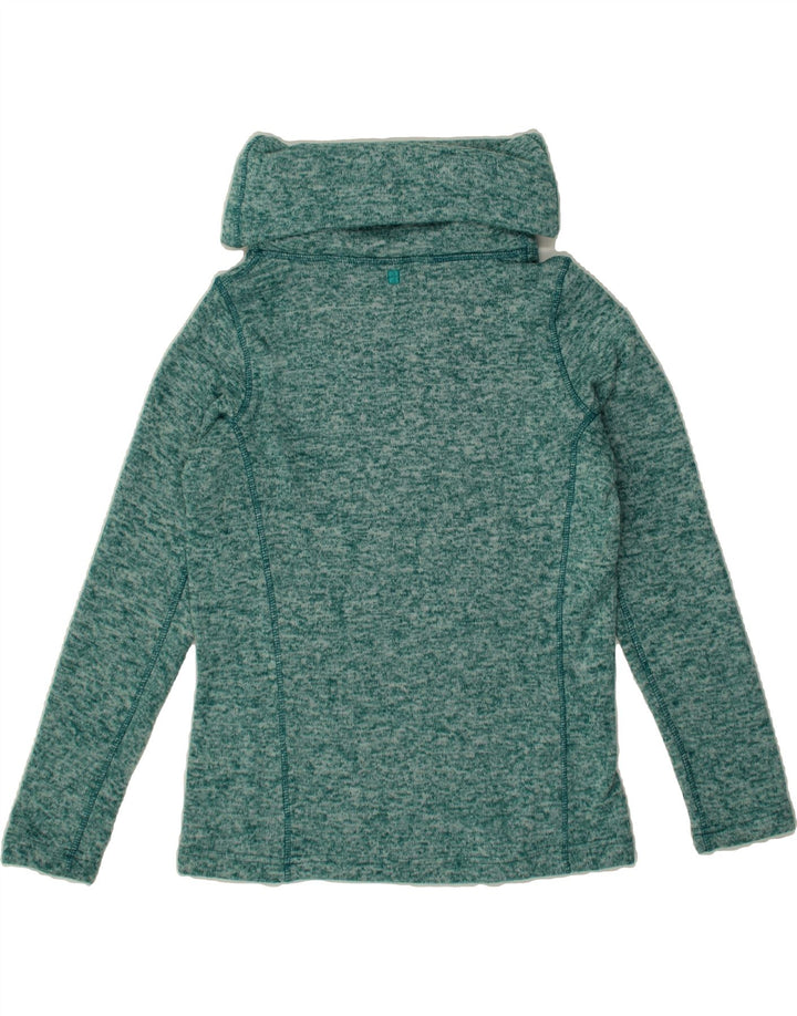 MOUNTAIN WAREHOUSE Womens Roll Neck Jumper Sweater UK 10 Small Green Vintage Mountain Warehouse and Second-Hand Mountain Warehouse from Messina Hembry 