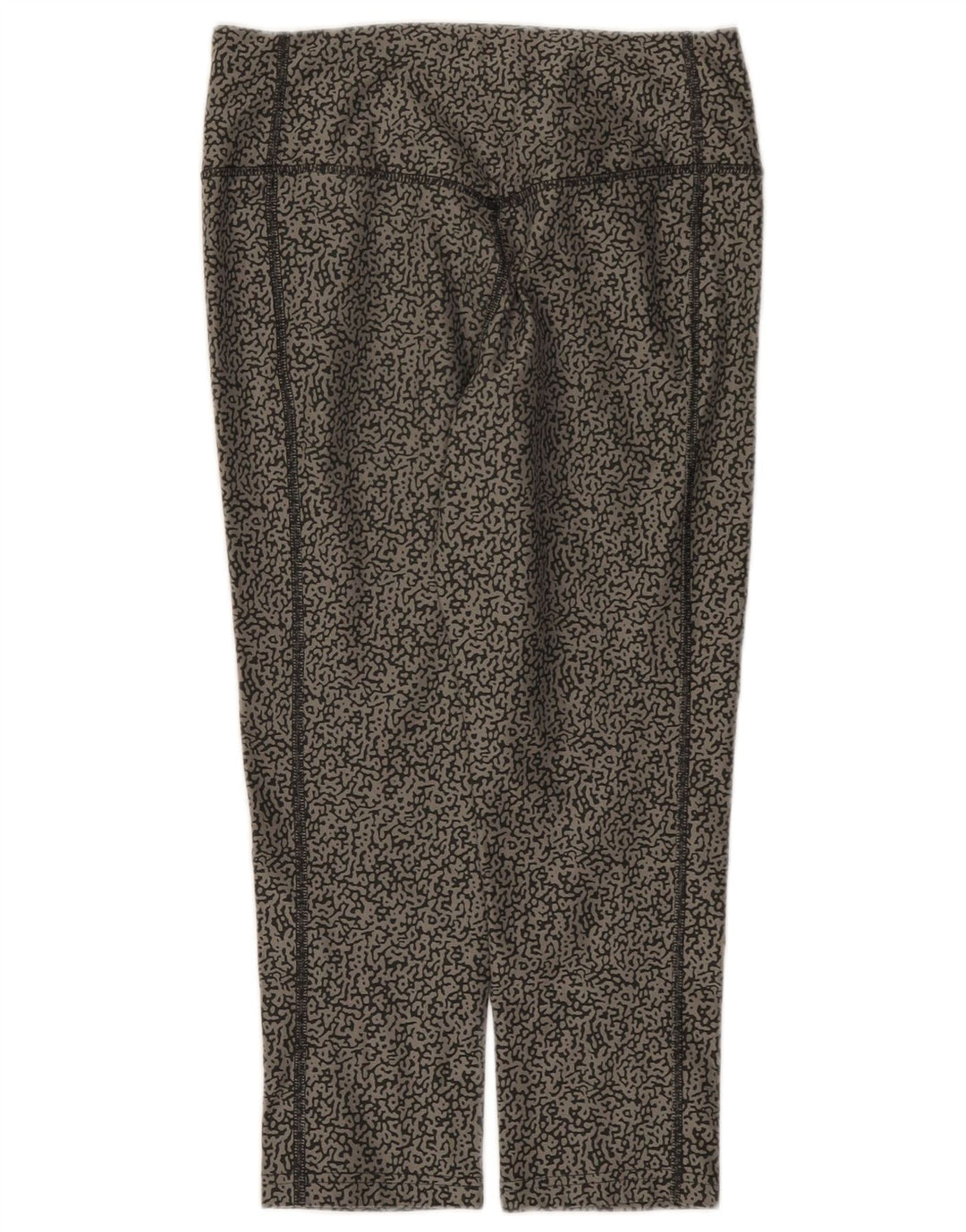 Nike Legging Capri Dri Fit à motif abstrait pour femme UK 10 Petit Gris