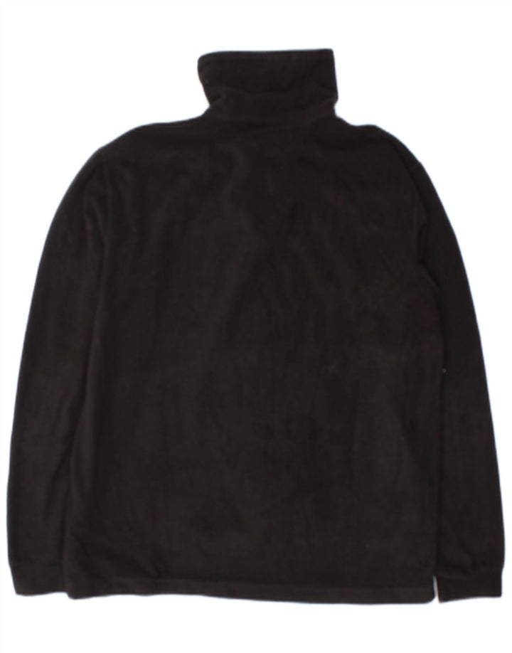Champion herre lynlås-hals fleece jumper lille sort polyester