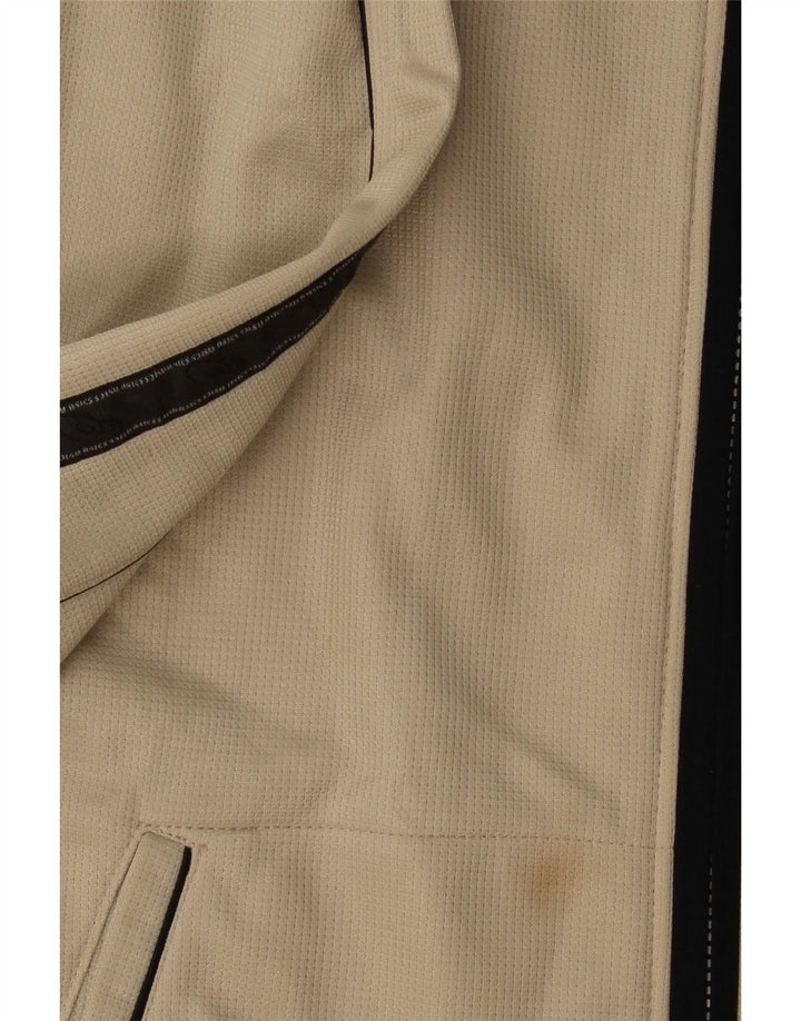Asics Herren-Trainingsanzug-Oberteil, Jacke XL, Beige, Farbblock