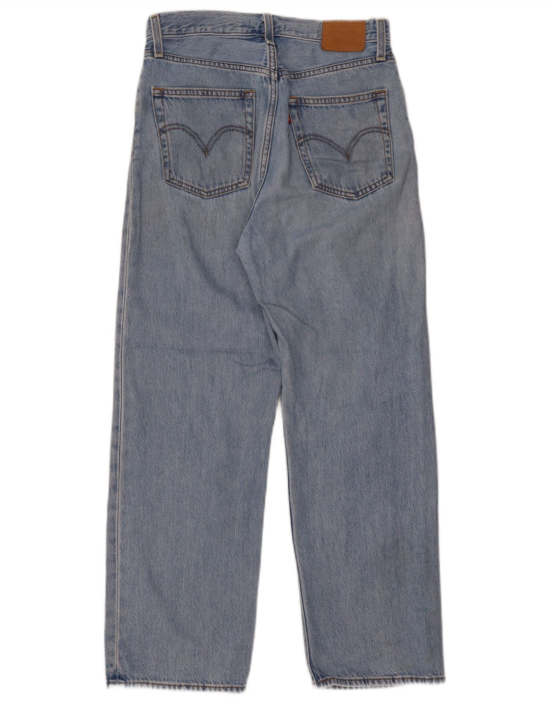LEVI'S Womens Ribcage Straight Jeans W27 L27 Blue Cotton