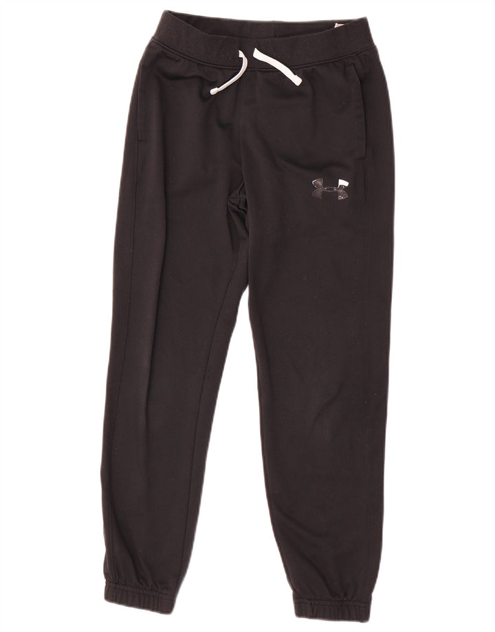 Under Armour Boys Tracksuit Trousers Joggers 9-10 Years Medium Black