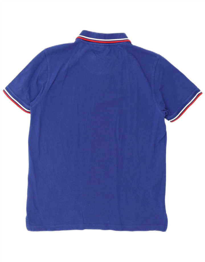 Pierre Cardin Mens Regular Fit Polo Shirt Small Blue Cotton