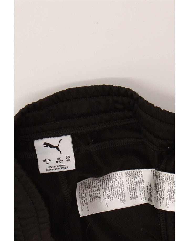 Puma Boys Tracksuit Trousers 11-12 Years Black Polyester