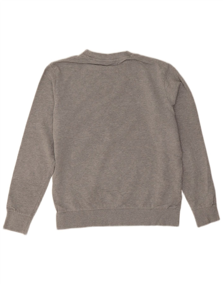 Jack & Jones Herren-Sweatshirt-Pullover aus mittelgrauer Baumwolle