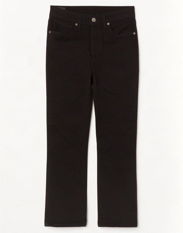 Levi's lige fritidsbukser til kvinder W28 L26 sort bomuld