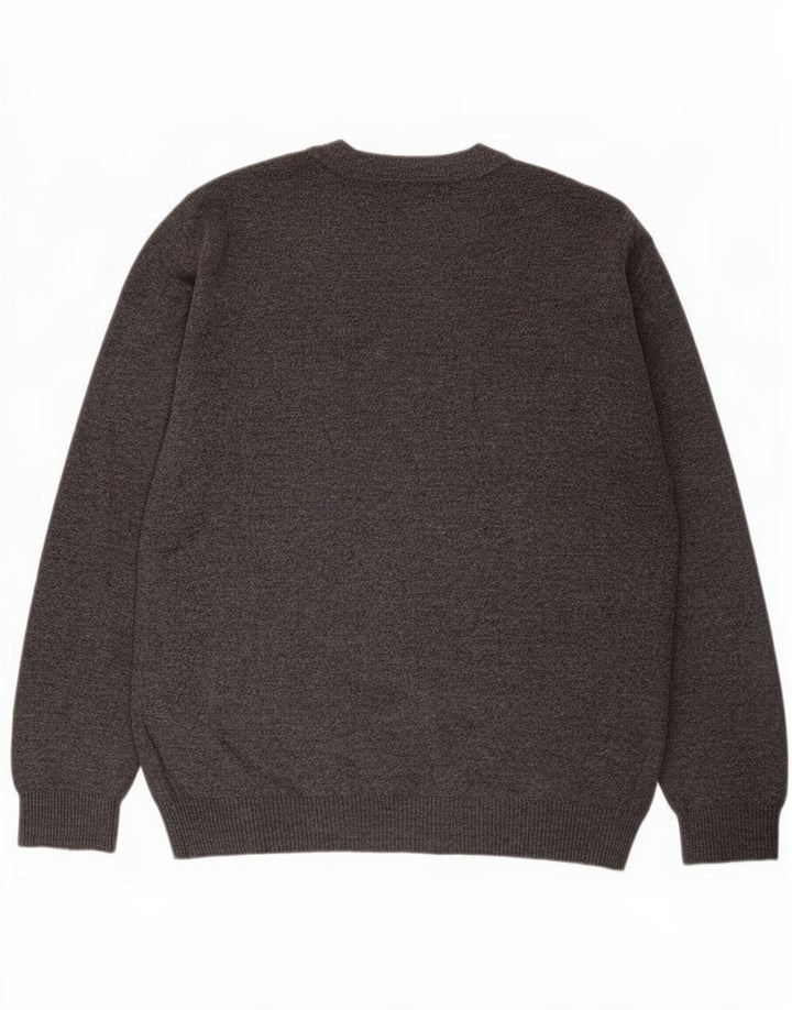 Marlboro Classics Herre Crew Neck Jumper Sweater 2XL Grå Uld