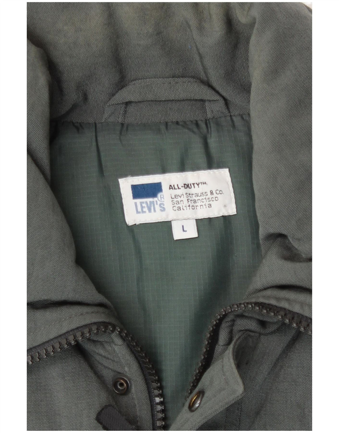 Levi's Mens Padded Gilet UK 40 Large Green Polyamide