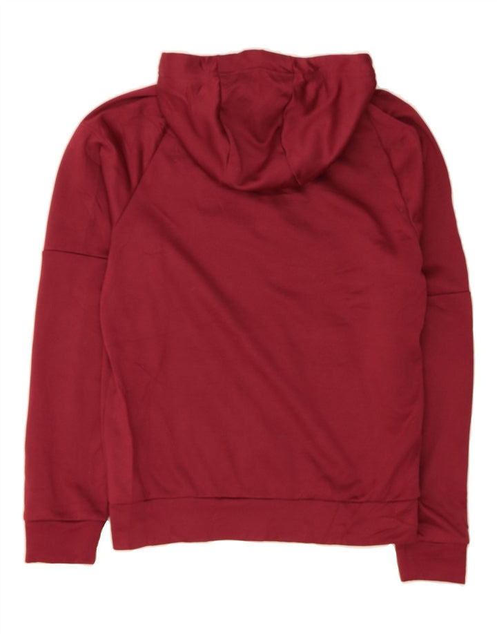 NIKE Mens Therma-Fit Zip Hoodie Sweater Small Red Polyester Vintage Nike and Second-Hand Nike from Messina Hembry 